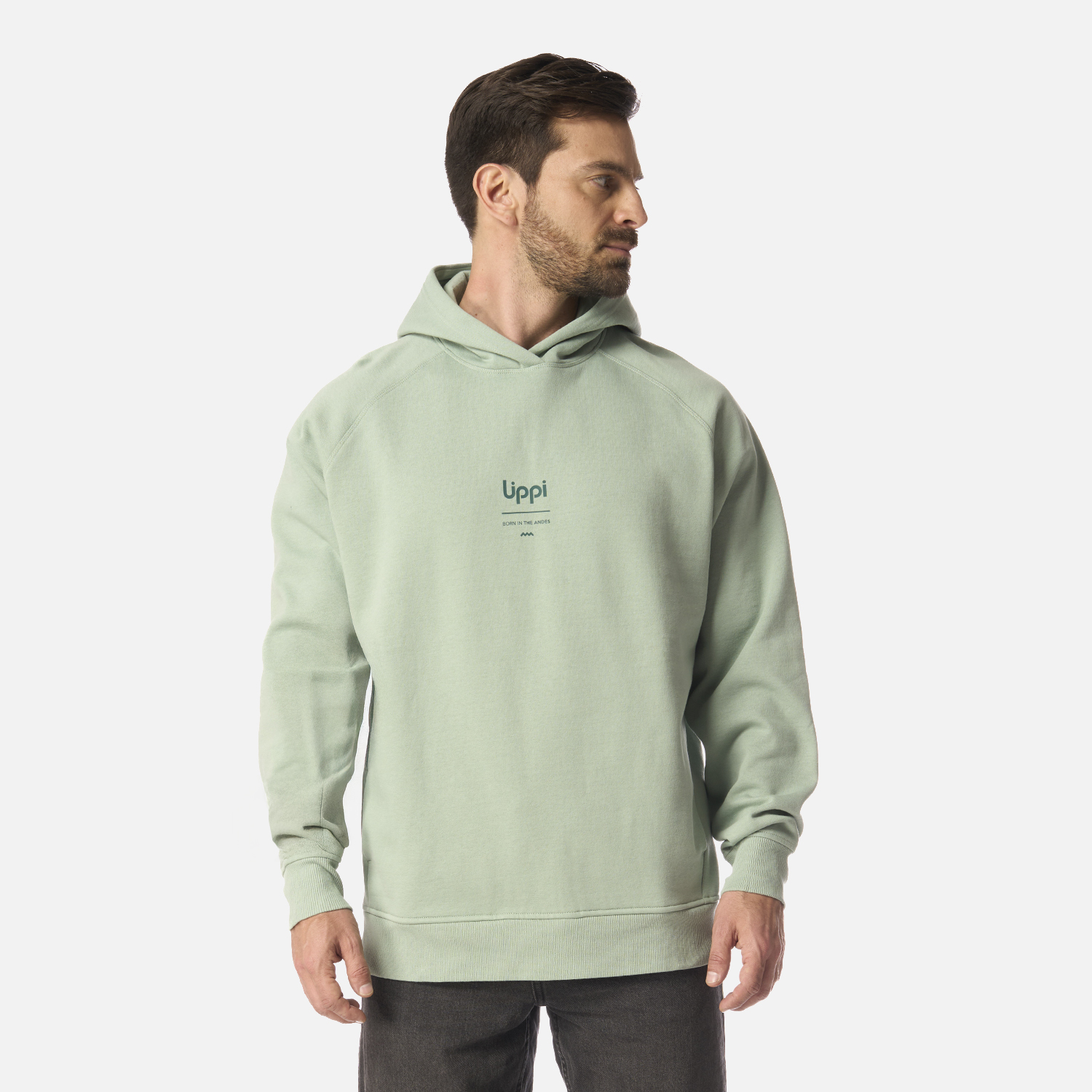 POLERON HOMBRE ULMO HOODY SWEATSHIRT JADE LIPPI I26 - 1