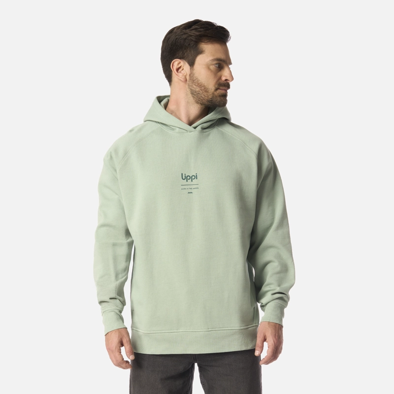 POLERON HOMBRE ULMO HOODY SWEATSHIRT JADE LIPPI I26 - 1
