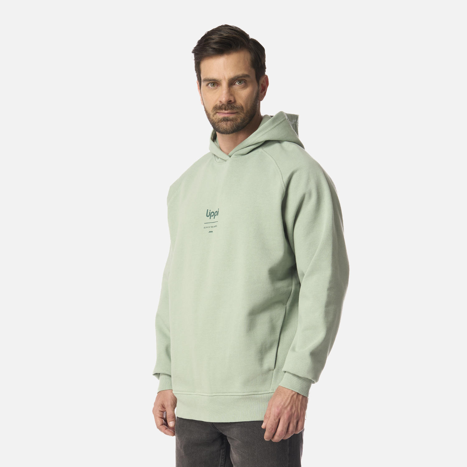 POLERON HOMBRE ULMO HOODY SWEATSHIRT JADE LIPPI I26 - 2