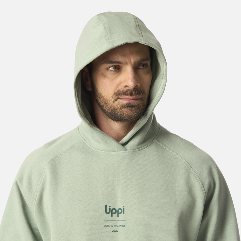 POLERON HOMBRE ULMO HOODY SWEATSHIRT JADE LIPPI I26 - 4