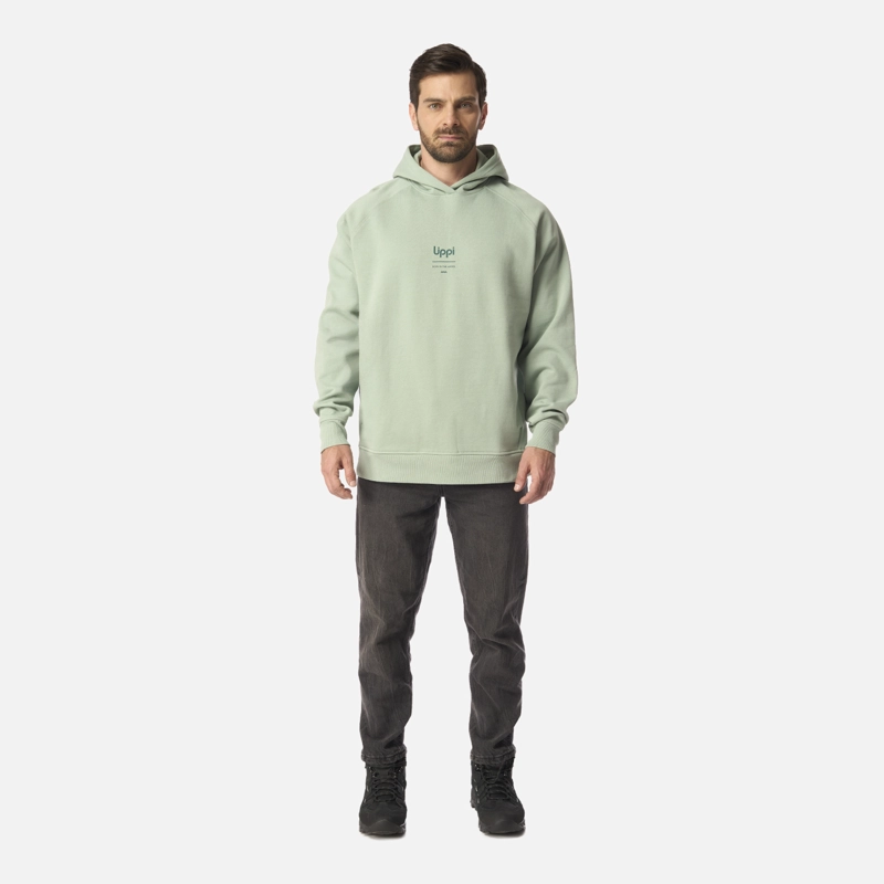 POLERON HOMBRE ULMO HOODY SWEATSHIRT JADE LIPPI I26 - 6
