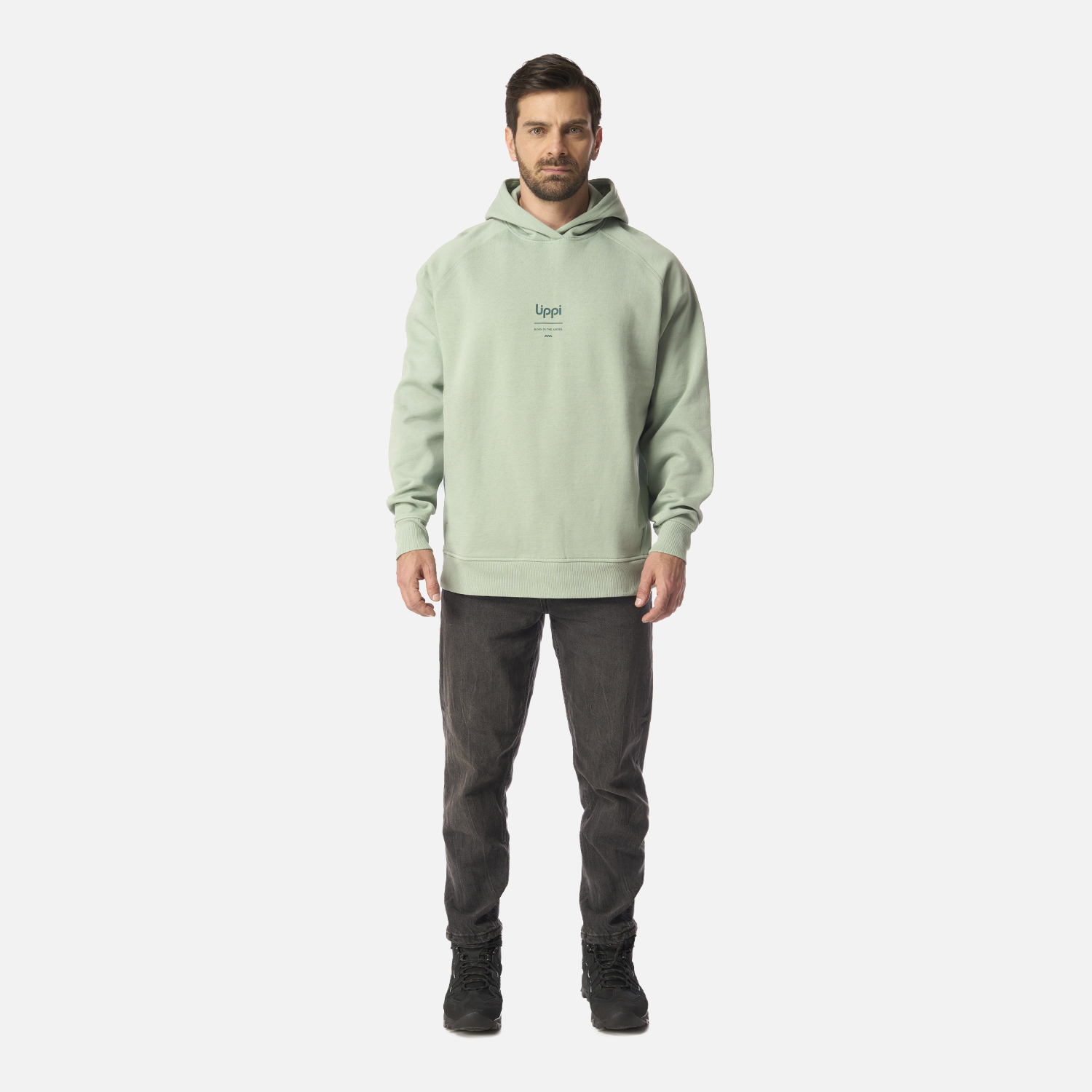 POLERON HOMBRE ULMO HOODY SWEATSHIRT JADE LIPPI I26 - 6