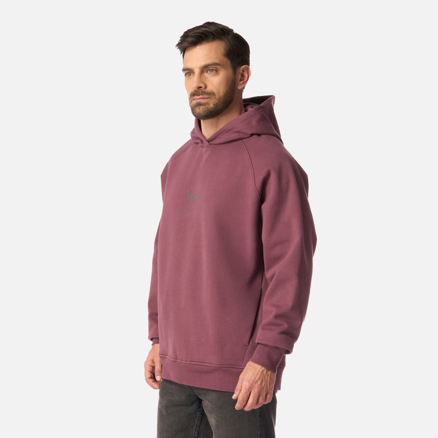 POLERON HOMBRE ULMO HOODY SWEATSHIRT VINO LIPPI I26 - 2