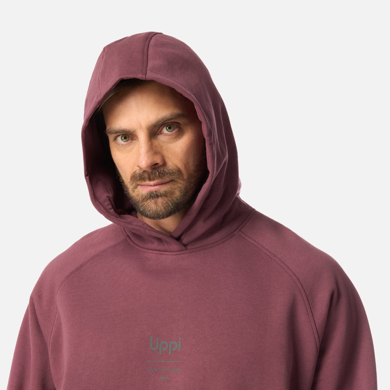 POLERON HOMBRE ULMO HOODY SWEATSHIRT VINO LIPPI I26 - 4