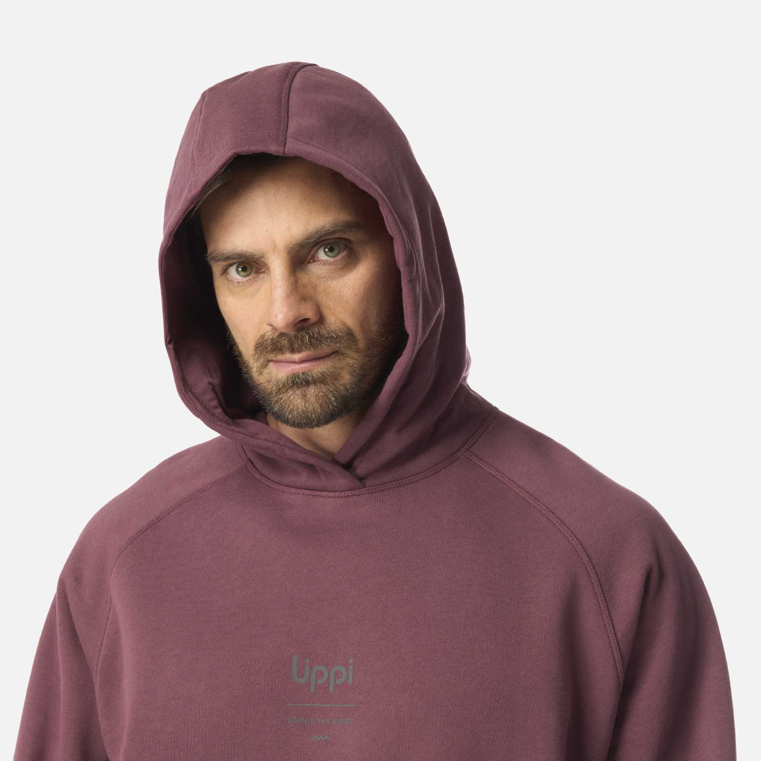 POLERON HOMBRE ULMO HOODY SWEATSHIRT VINO LIPPI I26 - 4