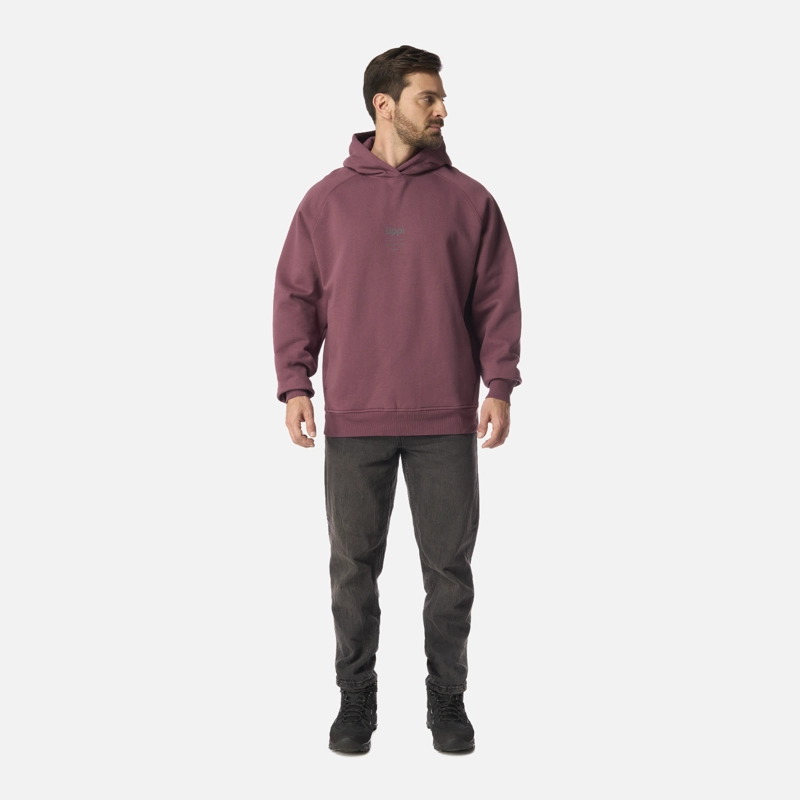 POLERON HOMBRE ULMO HOODY SWEATSHIRT VINO LIPPI I26 - 6