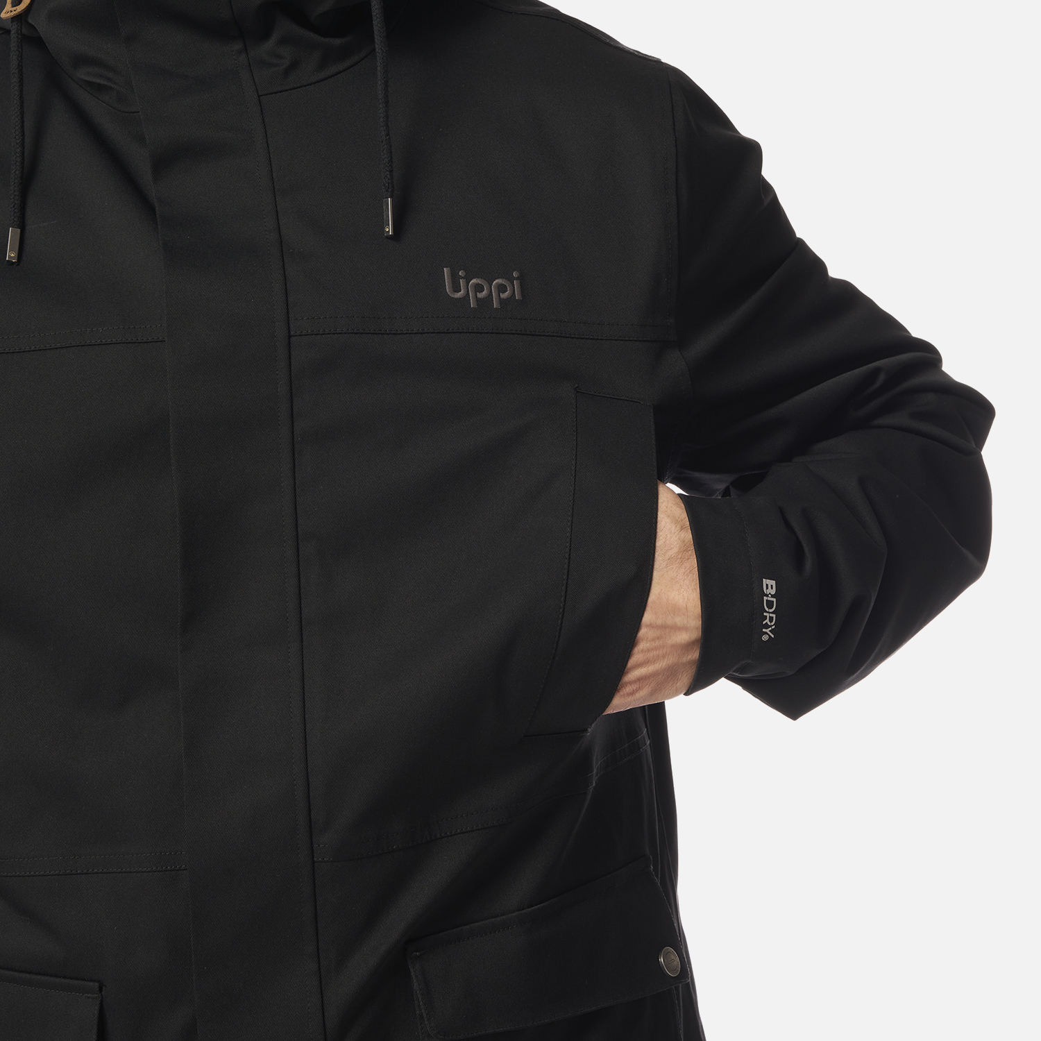 CHAQUETA HOMBRE DAYBREAK B-DRY JACKET NEGRO LIPPI I26 - 5