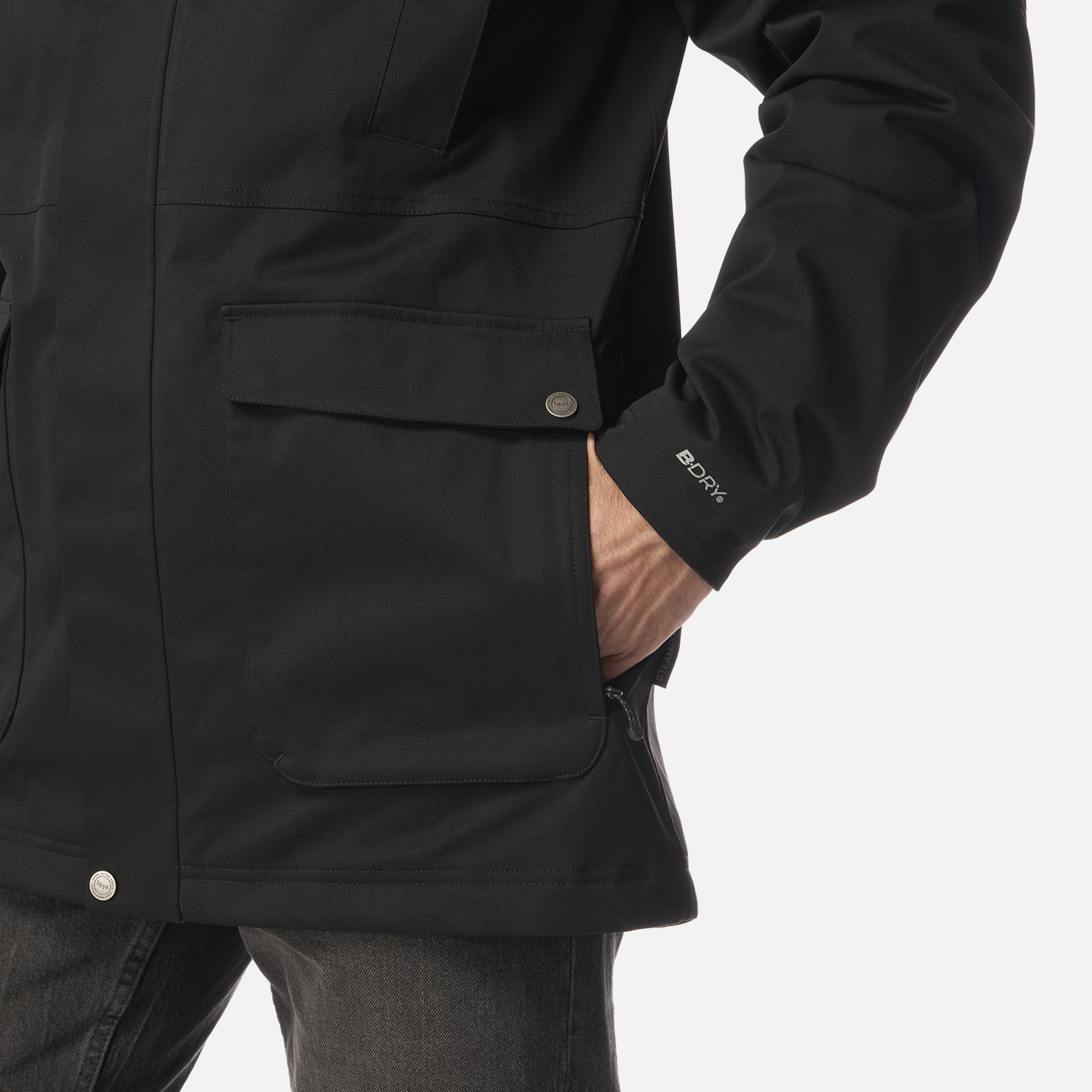 CHAQUETA HOMBRE DAYBREAK B-DRY JACKET NEGRO LIPPI I26 - 7