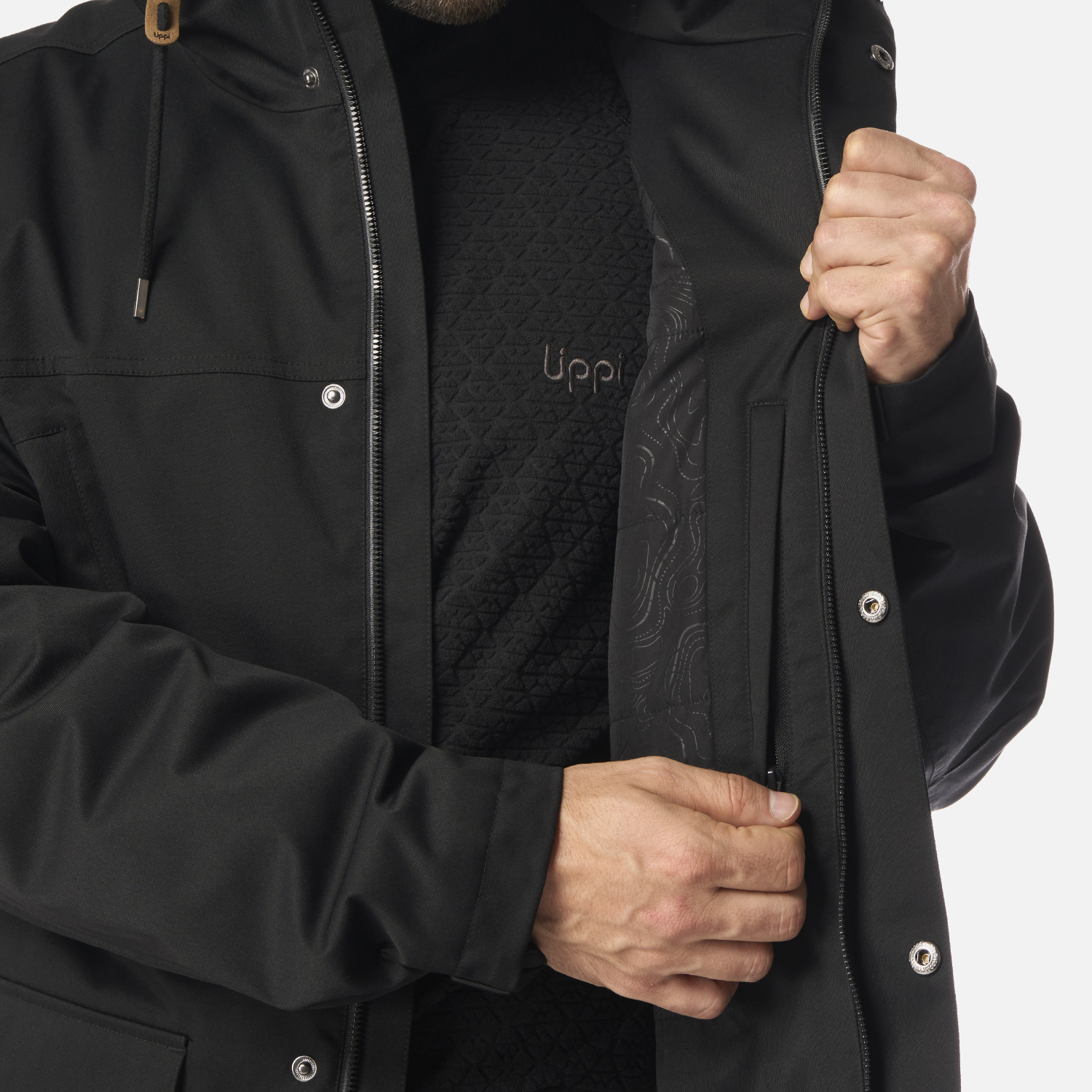 CHAQUETA HOMBRE DAYBREAK B-DRY JACKET NEGRO LIPPI I26 - 8