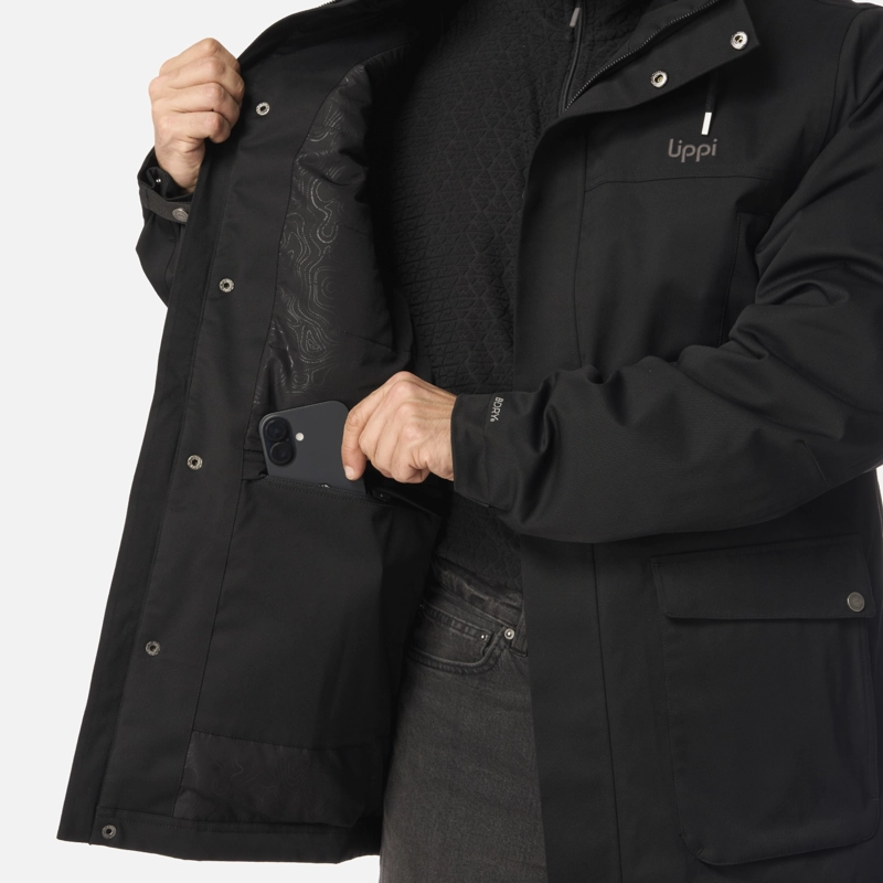 CHAQUETA HOMBRE DAYBREAK B-DRY JACKET NEGRO LIPPI I26 - 9