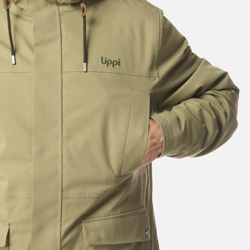 CHAQUETA HOMBRE DAYBREAK B-DRY JACKET VERDE LIPPI I26 - 5