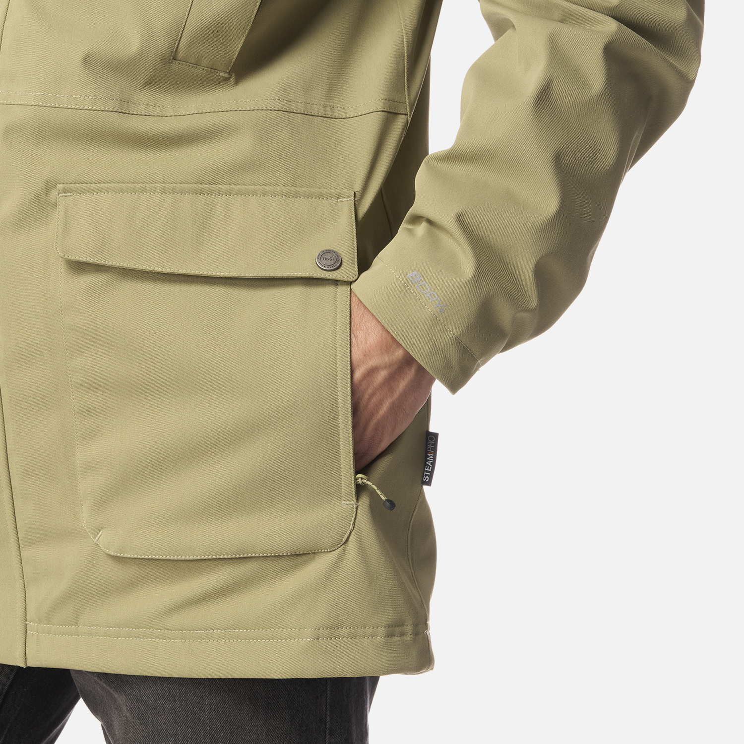 CHAQUETA HOMBRE DAYBREAK B-DRY JACKET VERDE LIPPI I26 - 7