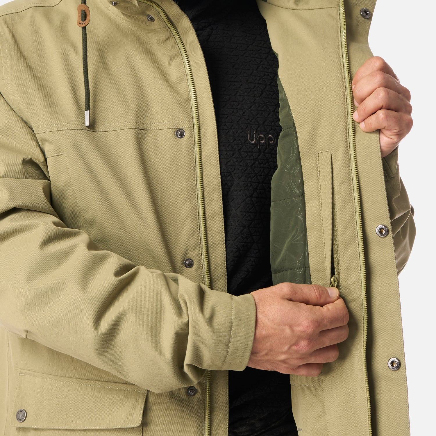 CHAQUETA HOMBRE DAYBREAK B-DRY JACKET VERDE LIPPI I26 - 8