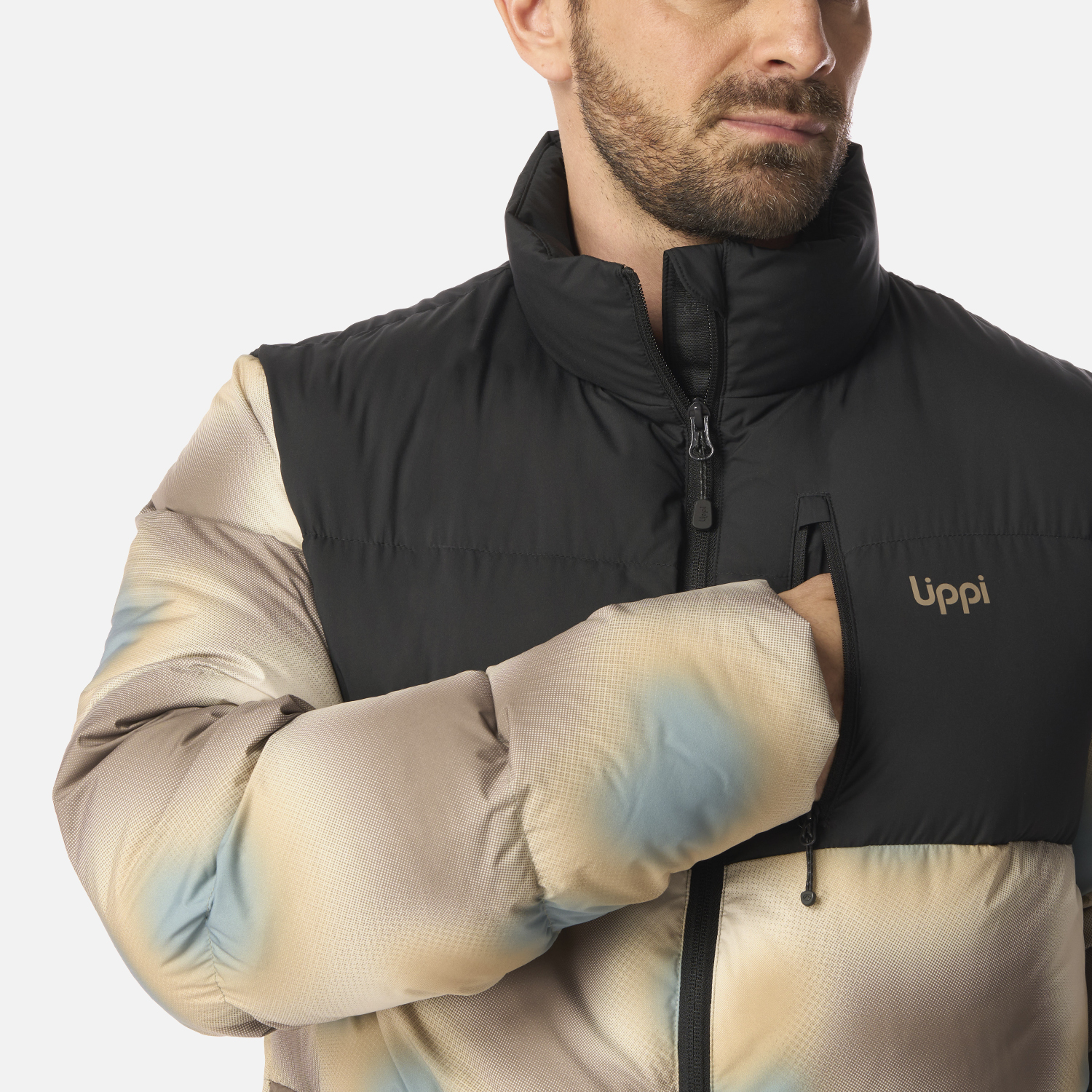 CHAQUETA HOMBRE URBAN DOWN JACKET PRINT CAFE LIPPI I26 - 4