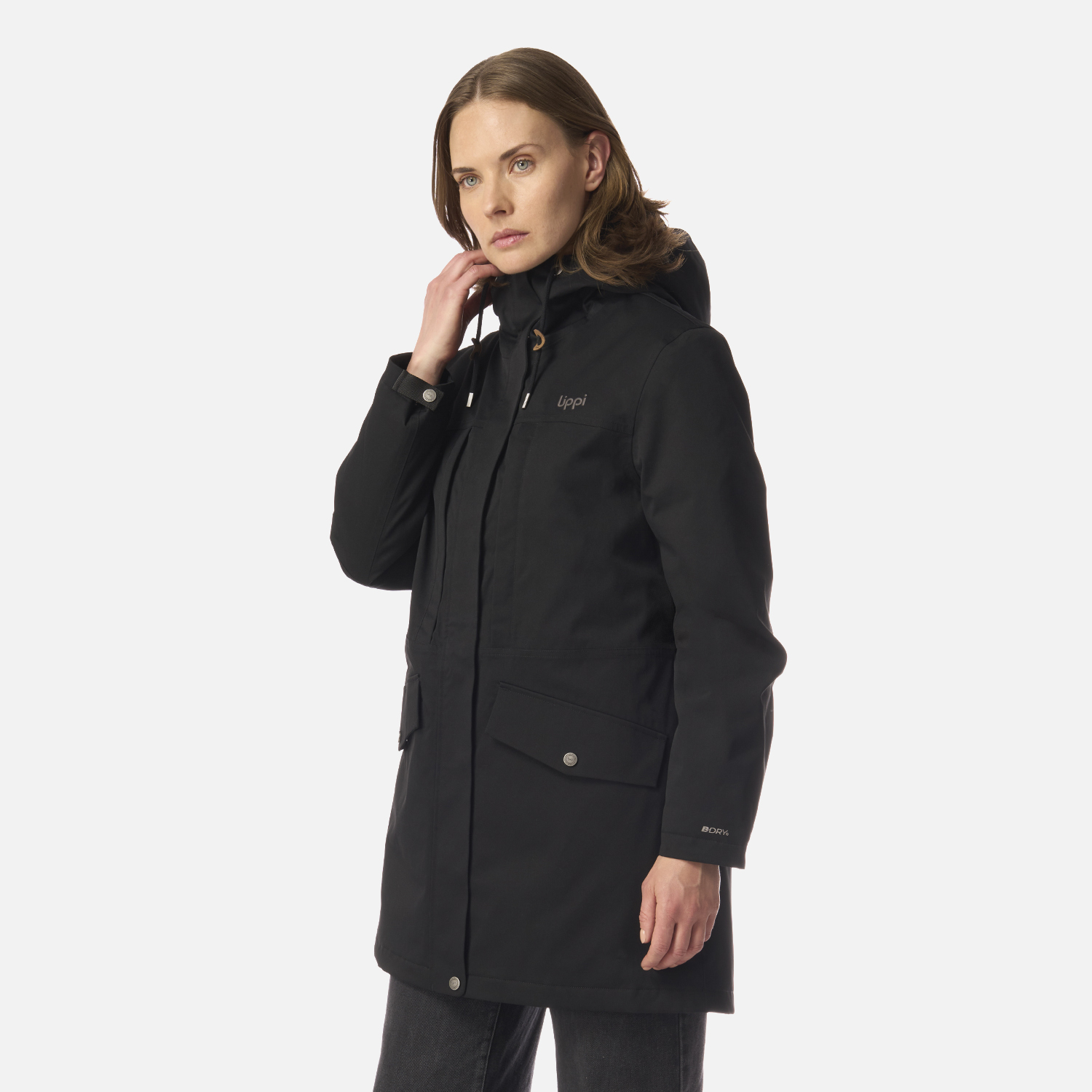 CHAQUETA MUJER DAYBREAK B-DRY JACKET NEGRO LIPPI I26 - 2