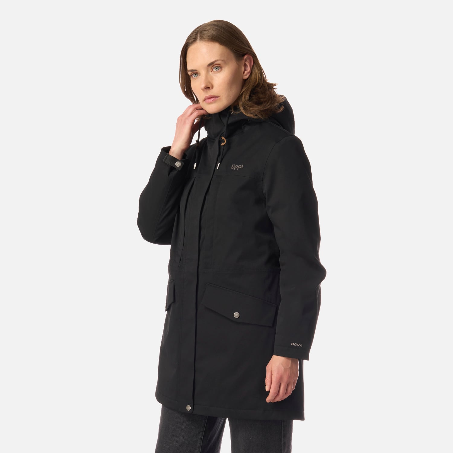 CHAQUETA MUJER DAYBREAK B-DRY JACKET NEGRO LIPPI I26 - 2