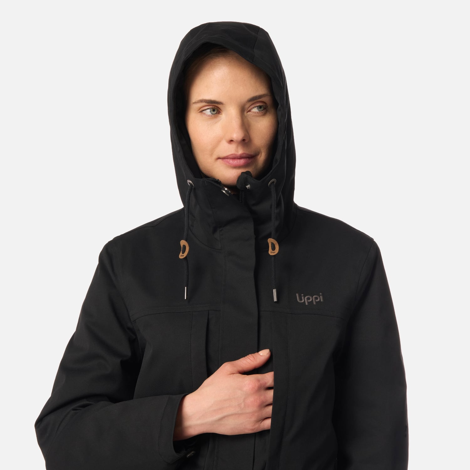 CHAQUETA MUJER DAYBREAK B-DRY JACKET NEGRO LIPPI I26 - 4