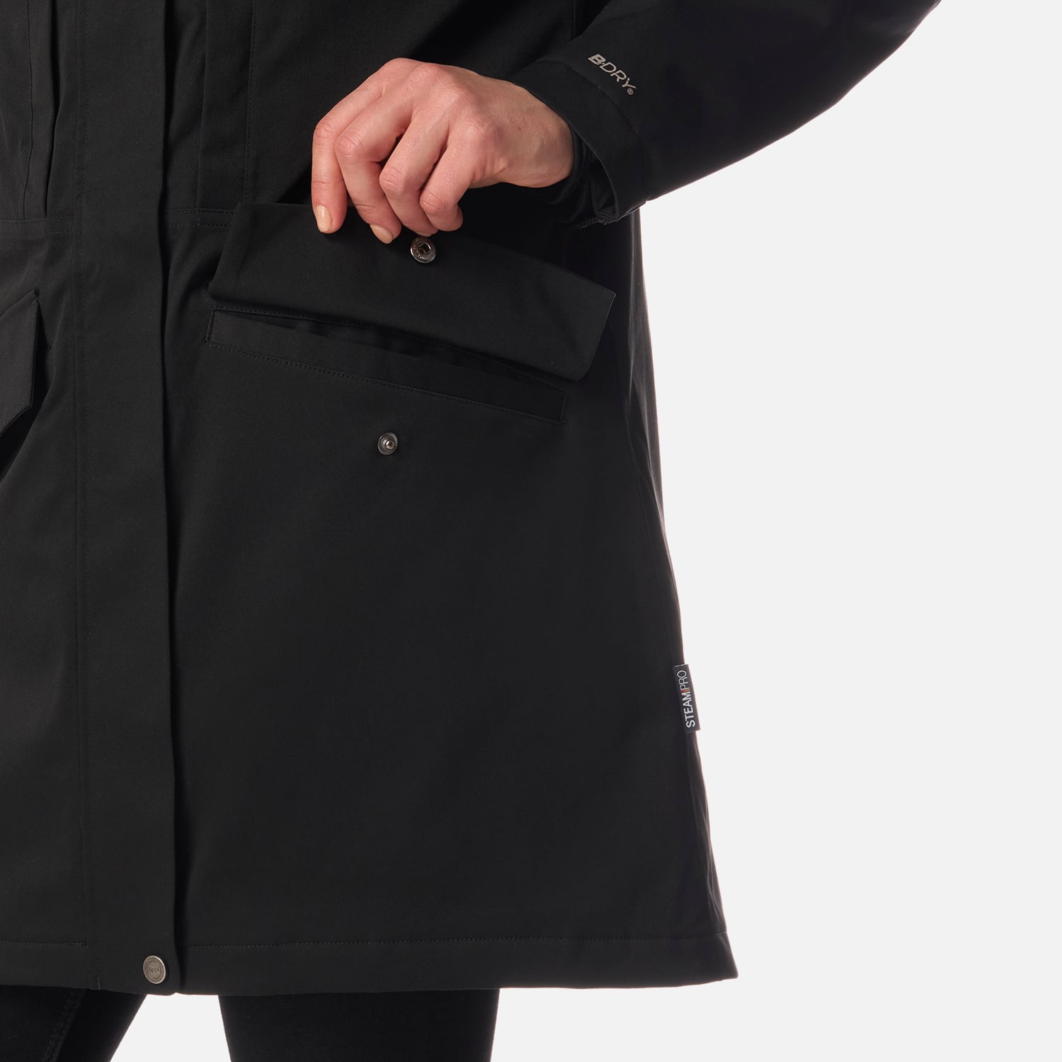 CHAQUETA MUJER DAYBREAK B-DRY JACKET NEGRO LIPPI I26 - 5