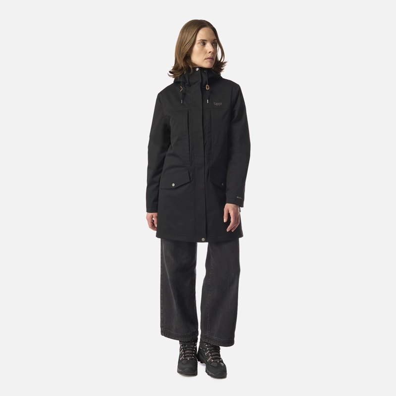 CHAQUETA MUJER DAYBREAK B-DRY JACKET NEGRO LIPPI I26 - 8