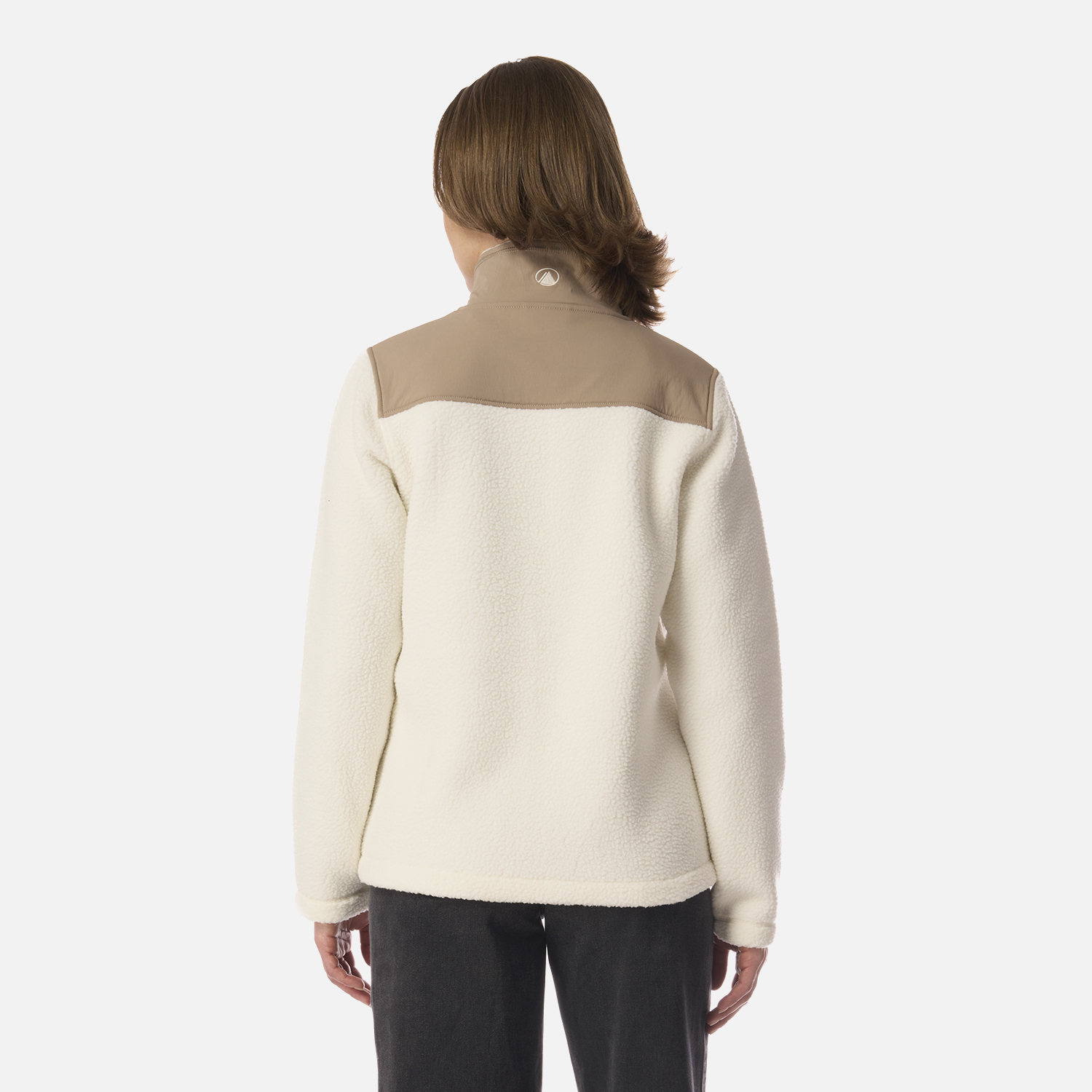 POLAR MUJER GLACIAR SHERPA-PRO JACKET CREMA LIPPI I26 - 3