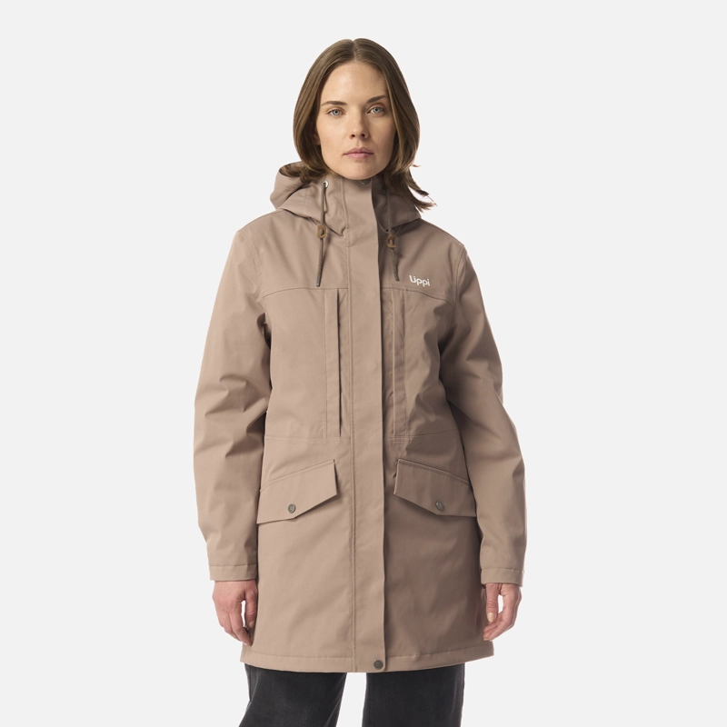 CHAQUETA MUJER DAYBREAK B-DRY JACKET CANELA LIPPI I26 - 1