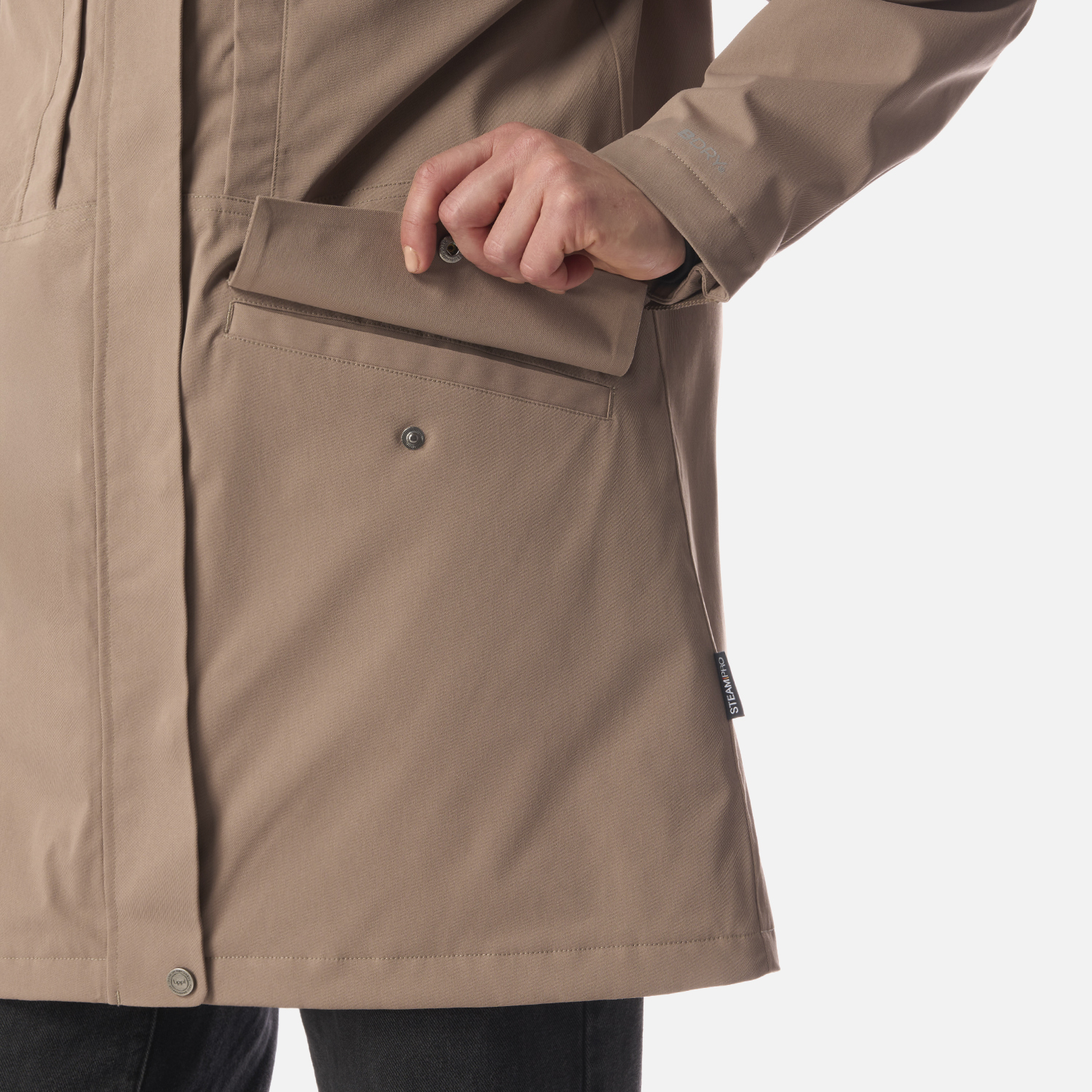 CHAQUETA MUJER DAYBREAK B-DRY JACKET CANELA LIPPI I26 - 5