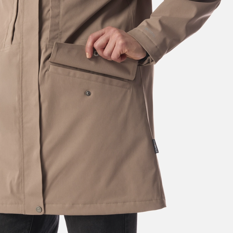 CHAQUETA MUJER DAYBREAK B-DRY JACKET CANELA LIPPI I26 - 5