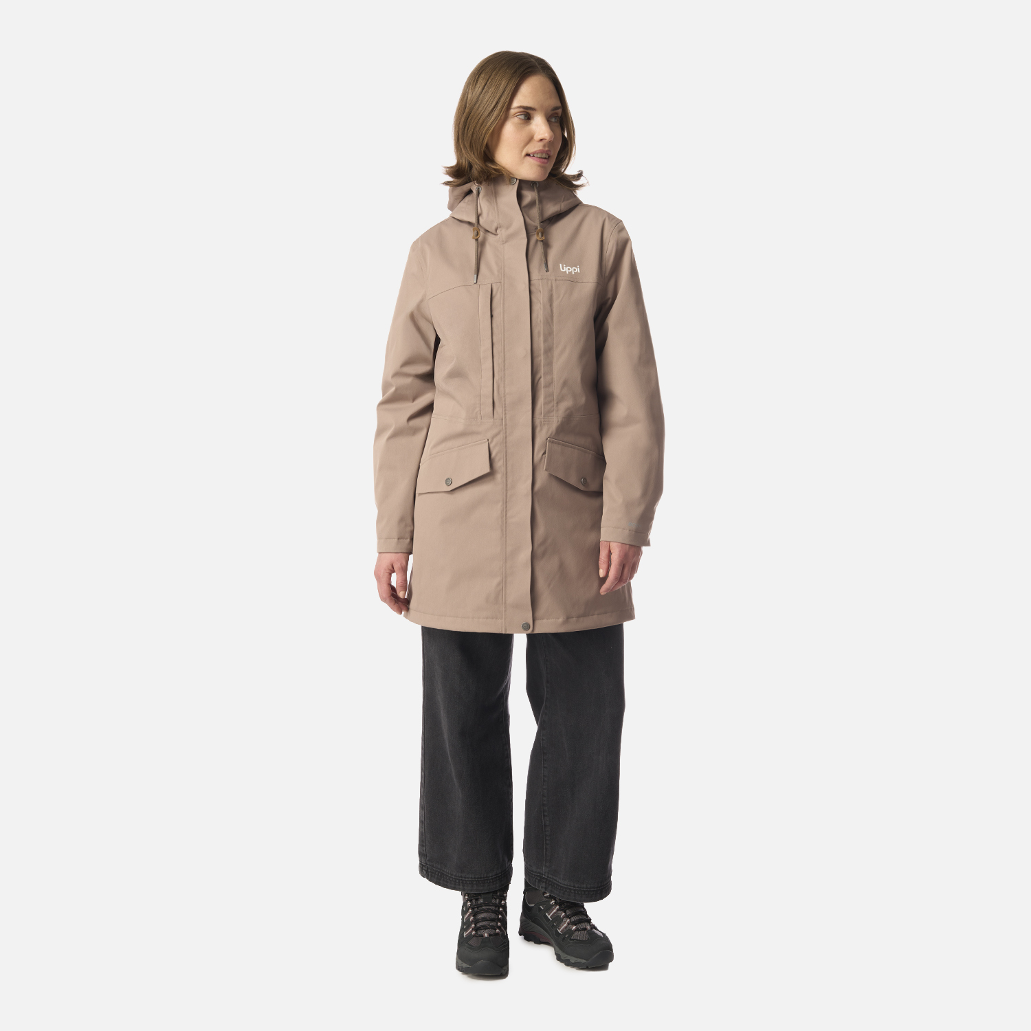 CHAQUETA MUJER DAYBREAK B-DRY JACKET CANELA LIPPI I26 - 7