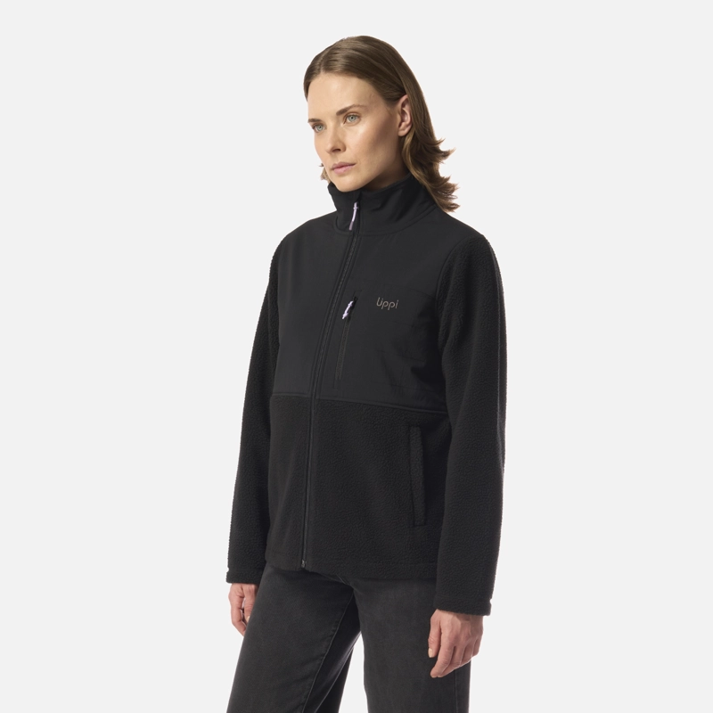 POLAR MUJER GLACIAR SHERPA-PRO JACKET NEGRO LIPPI I26 - 2