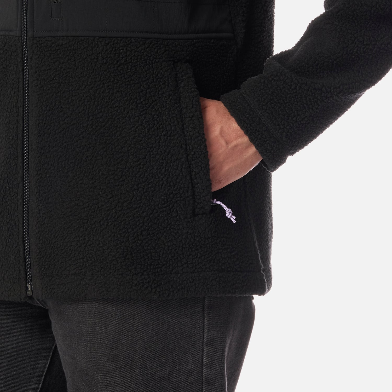 POLAR MUJER GLACIAR SHERPA-PRO JACKET NEGRO LIPPI I26 - 5