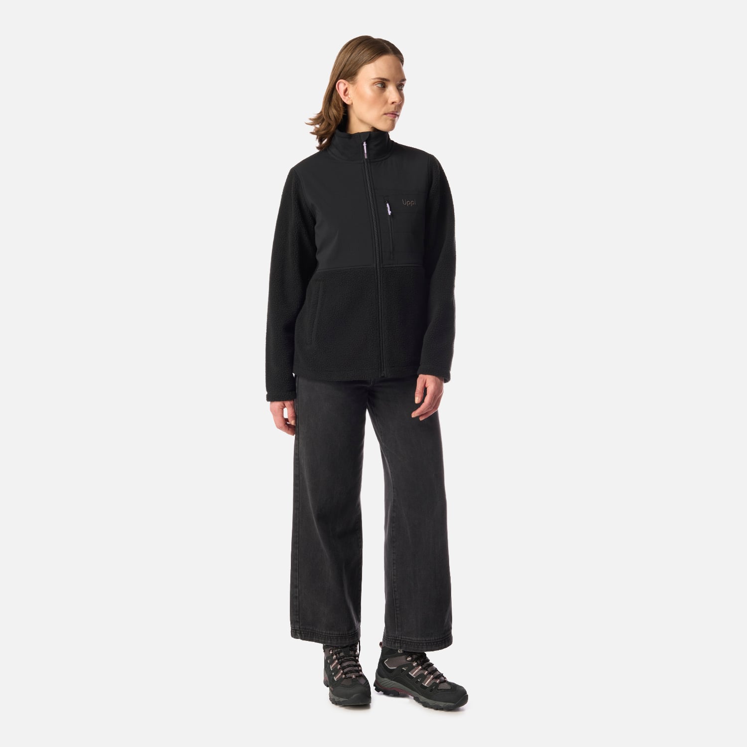 POLAR MUJER GLACIAR SHERPA-PRO JACKET NEGRO LIPPI I26 - 6