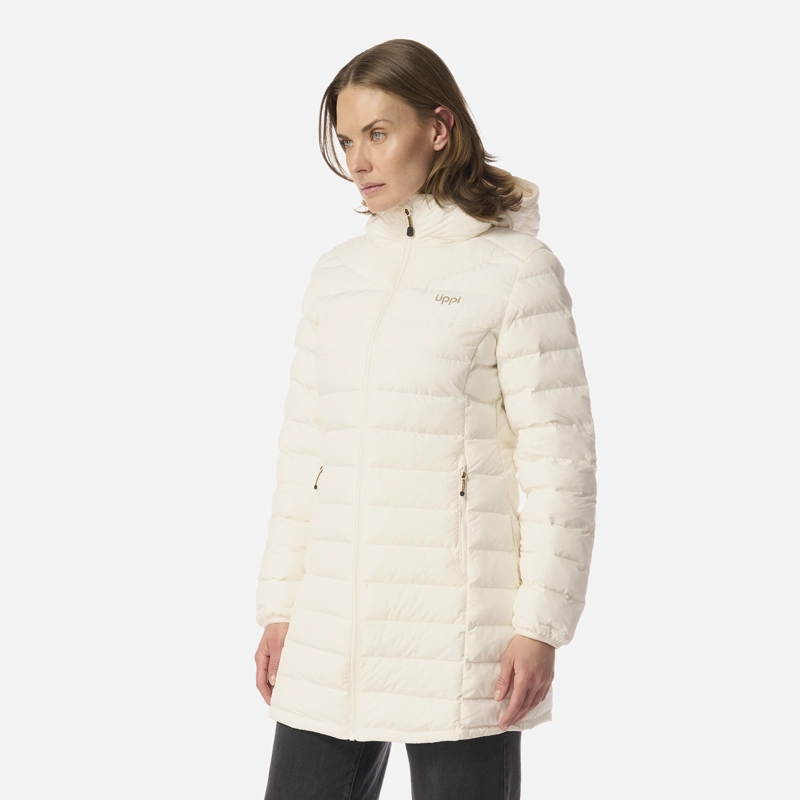 CHAQUETA MUJER SNOWMASS LONG STEAM-PRO HOODY JACKET CREMA LIPPI I26 - 2