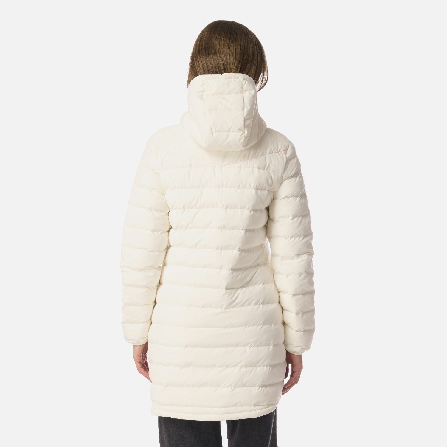 CHAQUETA MUJER SNOWMASS LONG STEAM-PRO HOODY JACKET CREMA LIPPI I26 - 3
