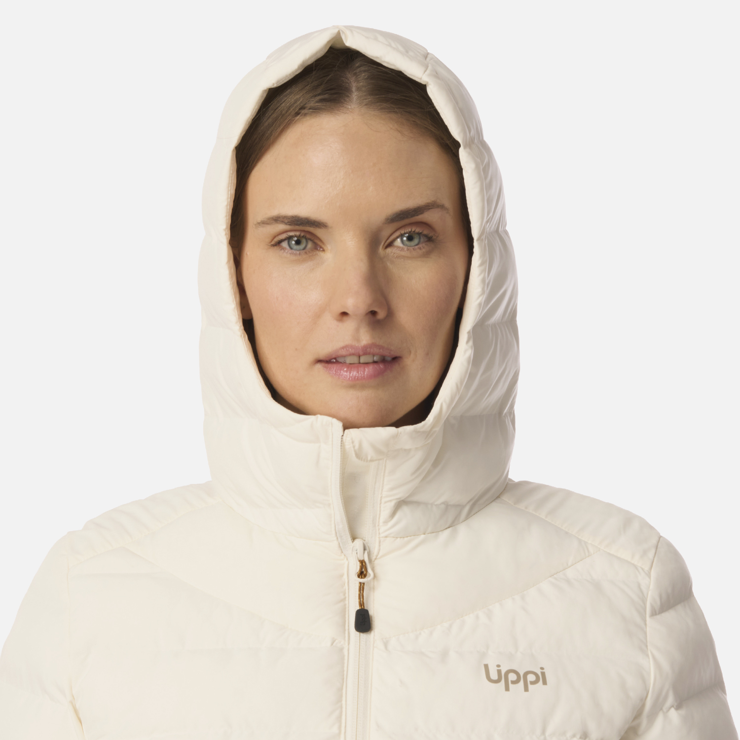 CHAQUETA MUJER SNOWMASS LONG STEAM-PRO HOODY JACKET CREMA LIPPI I26 - 4