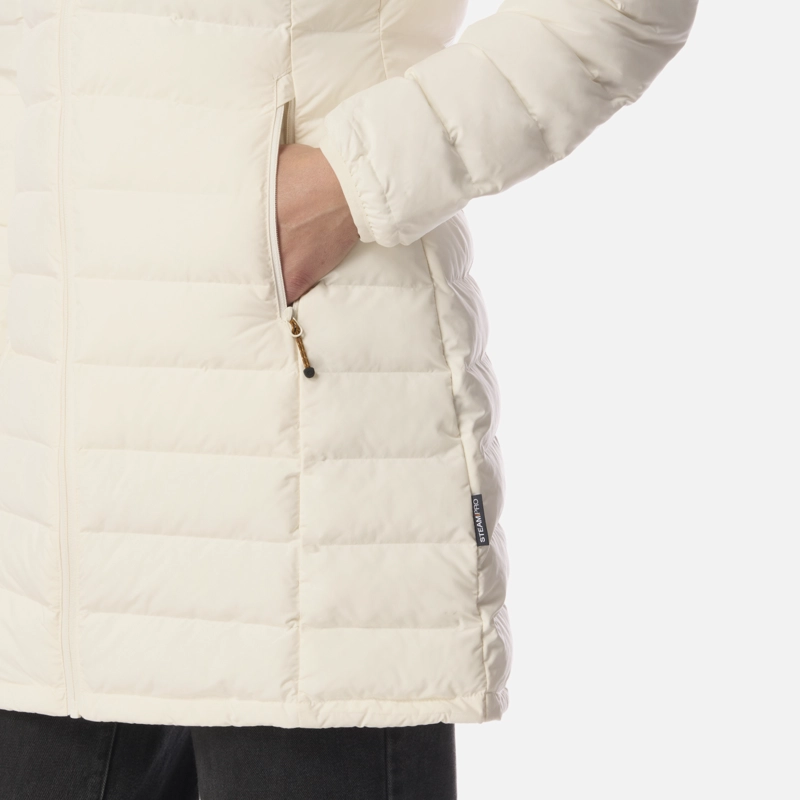 CHAQUETA MUJER SNOWMASS LONG STEAM-PRO HOODY JACKET CREMA LIPPI I26 - 5