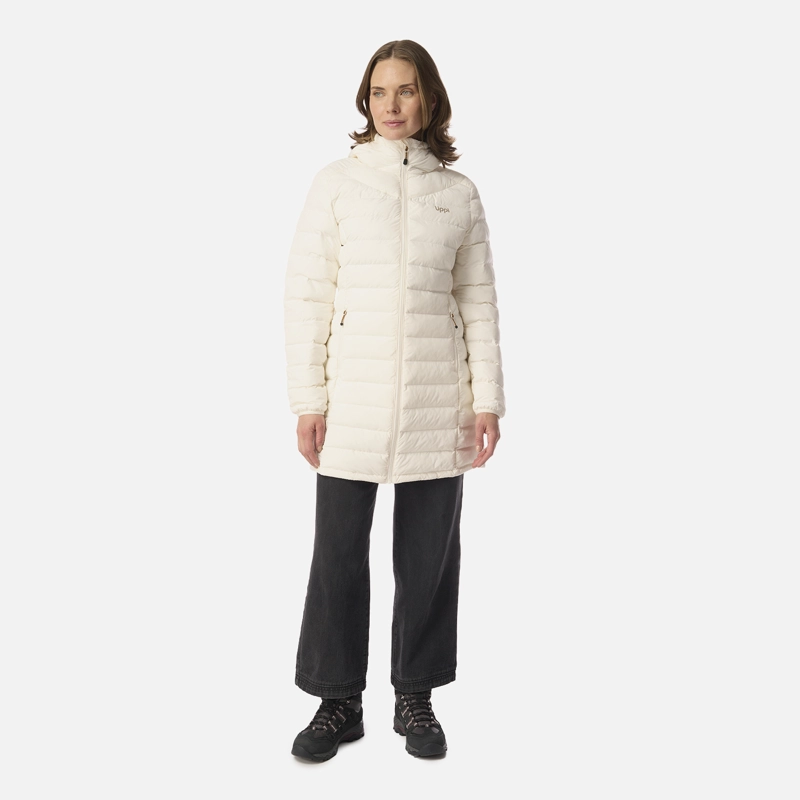 CHAQUETA MUJER SNOWMASS LONG STEAM-PRO HOODY JACKET CREMA LIPPI I26 - 7