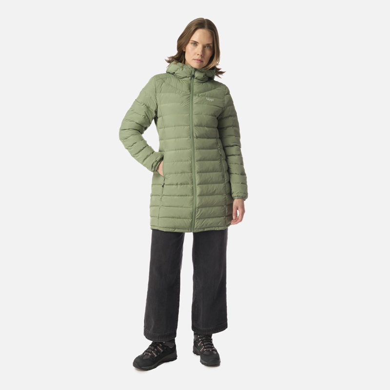 CHAQUETA MUJER SNOWMASS LONG STEAM-PRO HOODY JACKET JADE OSCURO LIPPI - 7
