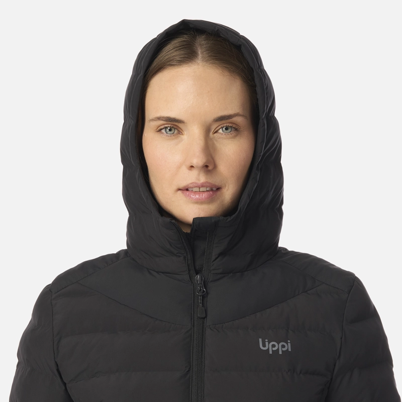 CHAQUETA MUJER SNOWMASS LONG STEAM-PRO HOODY JACKET NEGRO LIPPI - 4