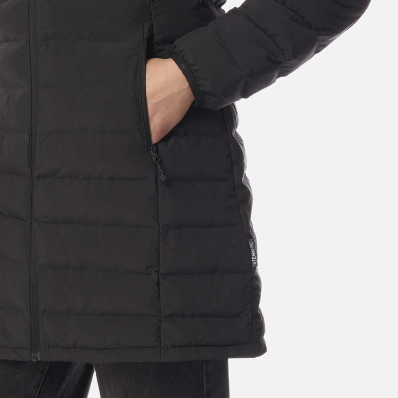 CHAQUETA MUJER SNOWMASS LONG STEAM-PRO HOODY JACKET NEGRO LIPPI - 5