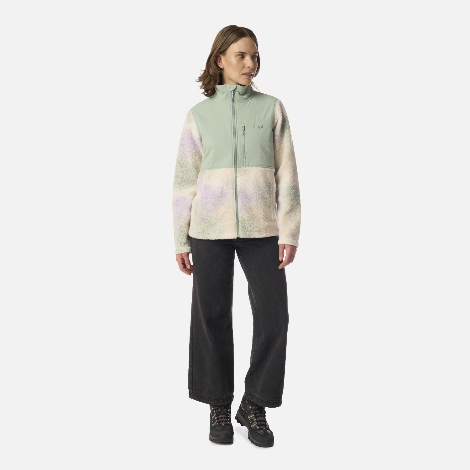 POLAR MUJER GLACIAR SHERPA-PRO JACKET PRINT JADE LIPPI I26 - 6