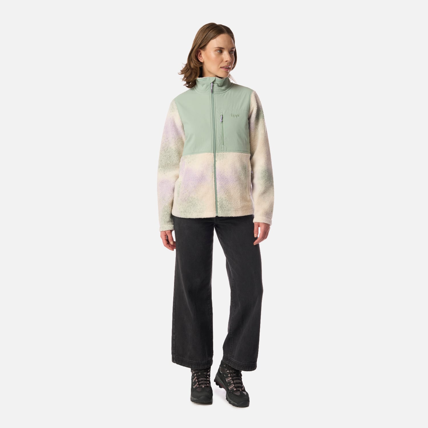 POLAR MUJER GLACIAR SHERPA-PRO JACKET PRINT JADE LIPPI I26 - 6