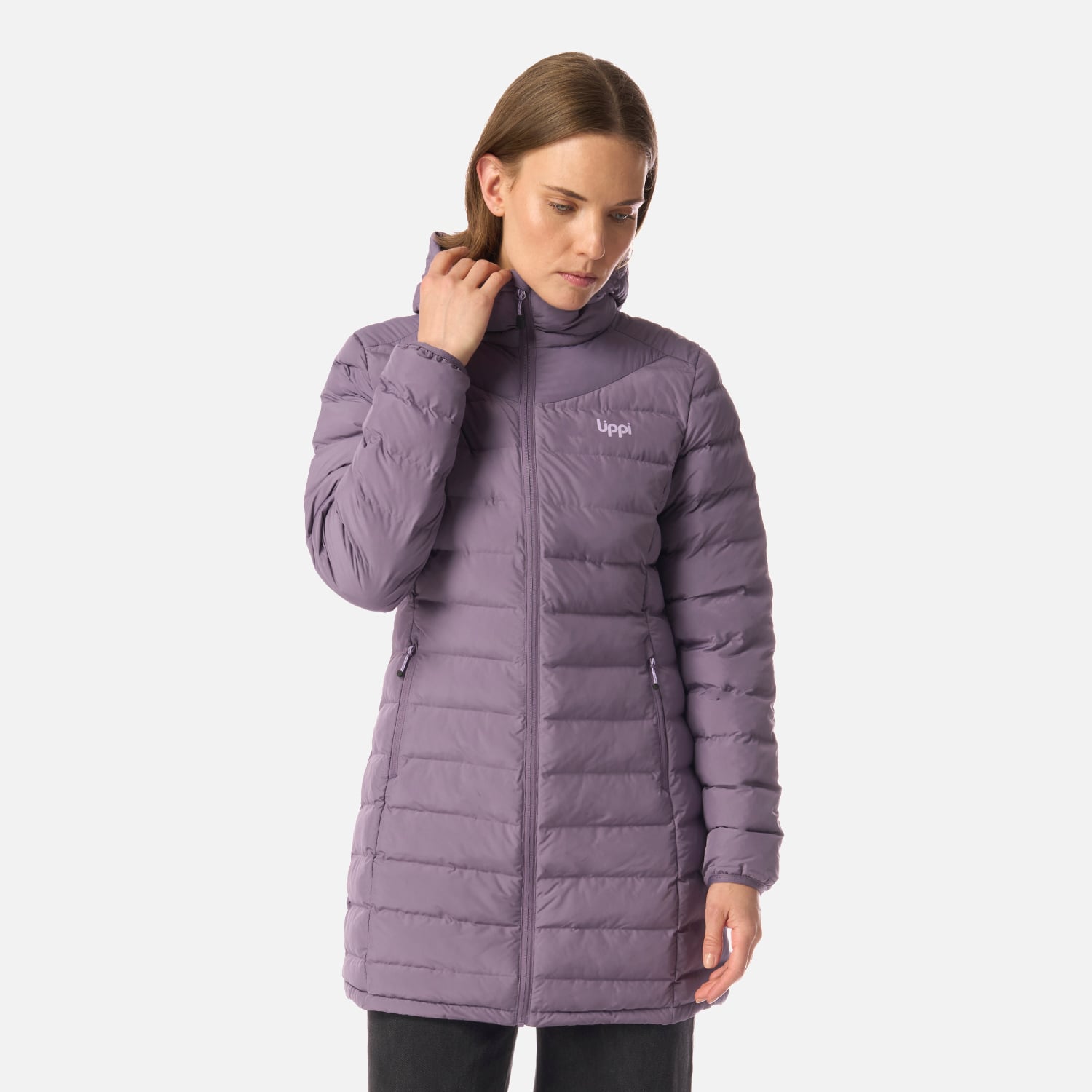 CHAQUETA MUJER SNOWMASS LONG STEAM-PRO HOODY JACKET VIOLETA LIPPI I26 - 1