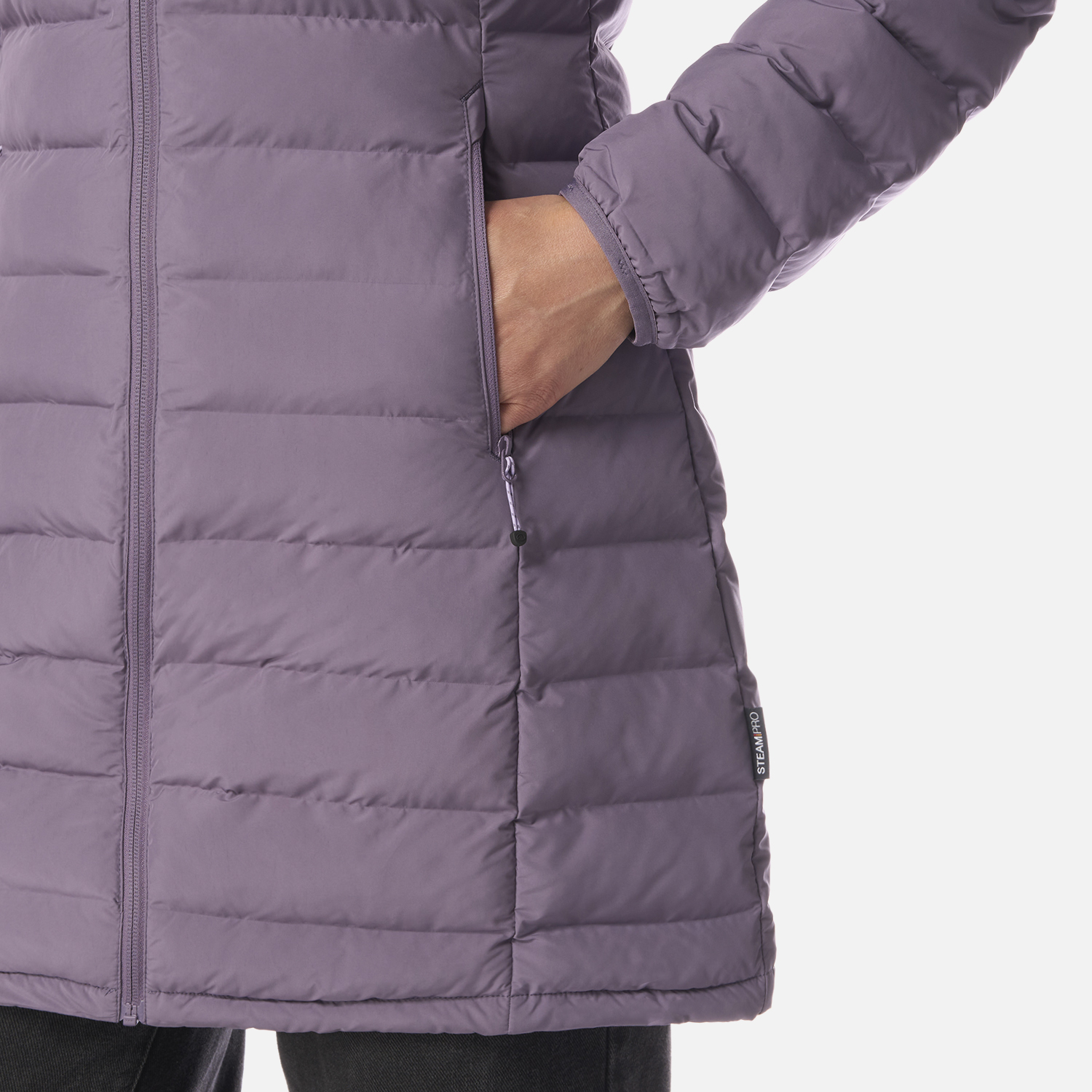 CHAQUETA MUJER SNOWMASS LONG STEAM-PRO HOODY JACKET VIOLETA LIPPI I26 - 5