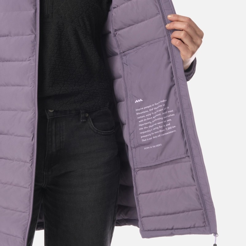CHAQUETA MUJER SNOWMASS LONG STEAM-PRO HOODY JACKET VIOLETA LIPPI I26 - 6