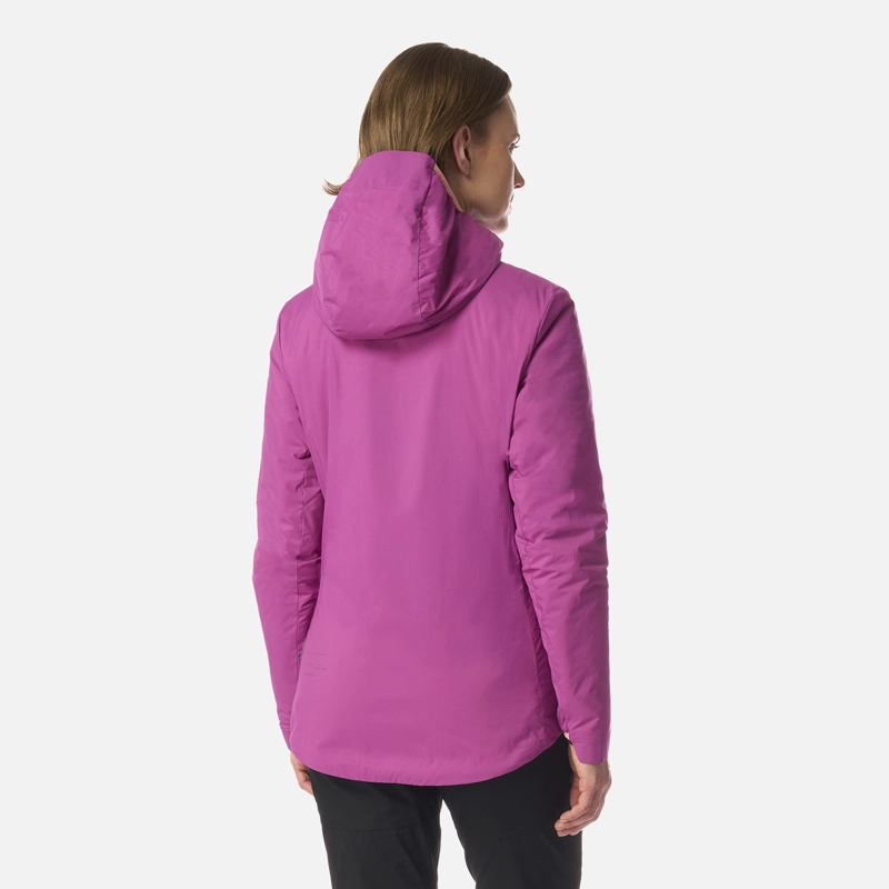 CHAQUETA MUJER SPRY STEAM-PRO HOODY JACKET PURPURA LIPPI - 3