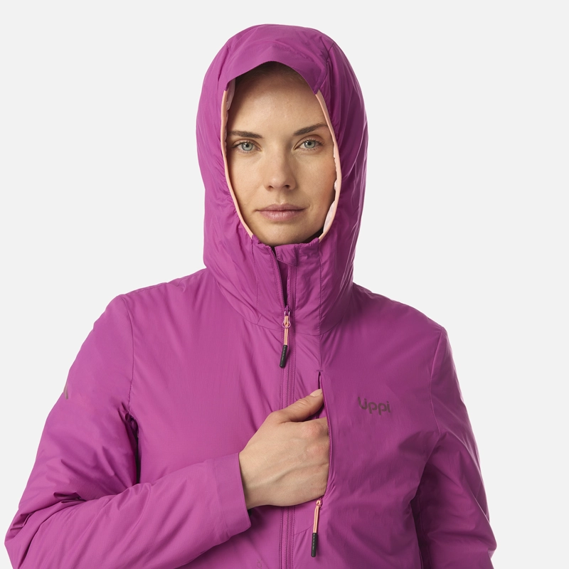 CHAQUETA MUJER SPRY STEAM-PRO HOODY JACKET PURPURA LIPPI - 4
