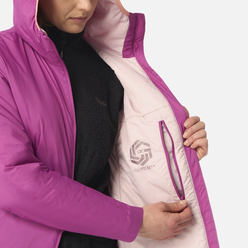 CHAQUETA MUJER SPRY STEAM-PRO HOODY JACKET PURPURA LIPPI - 9