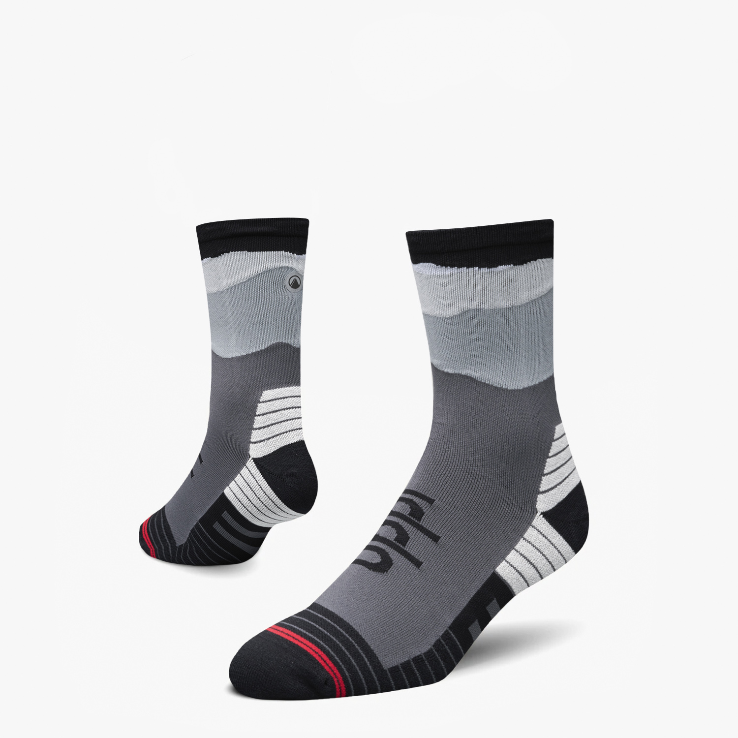 CALCETIN HOMBRE ANDES RUN SOCKS MID NEGRO LIPPI I26 - 1