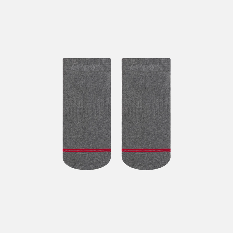CALCETIN UNISEX LOGO LIPPI PACK NO SHOW GRIS LIPPI I26 - 3