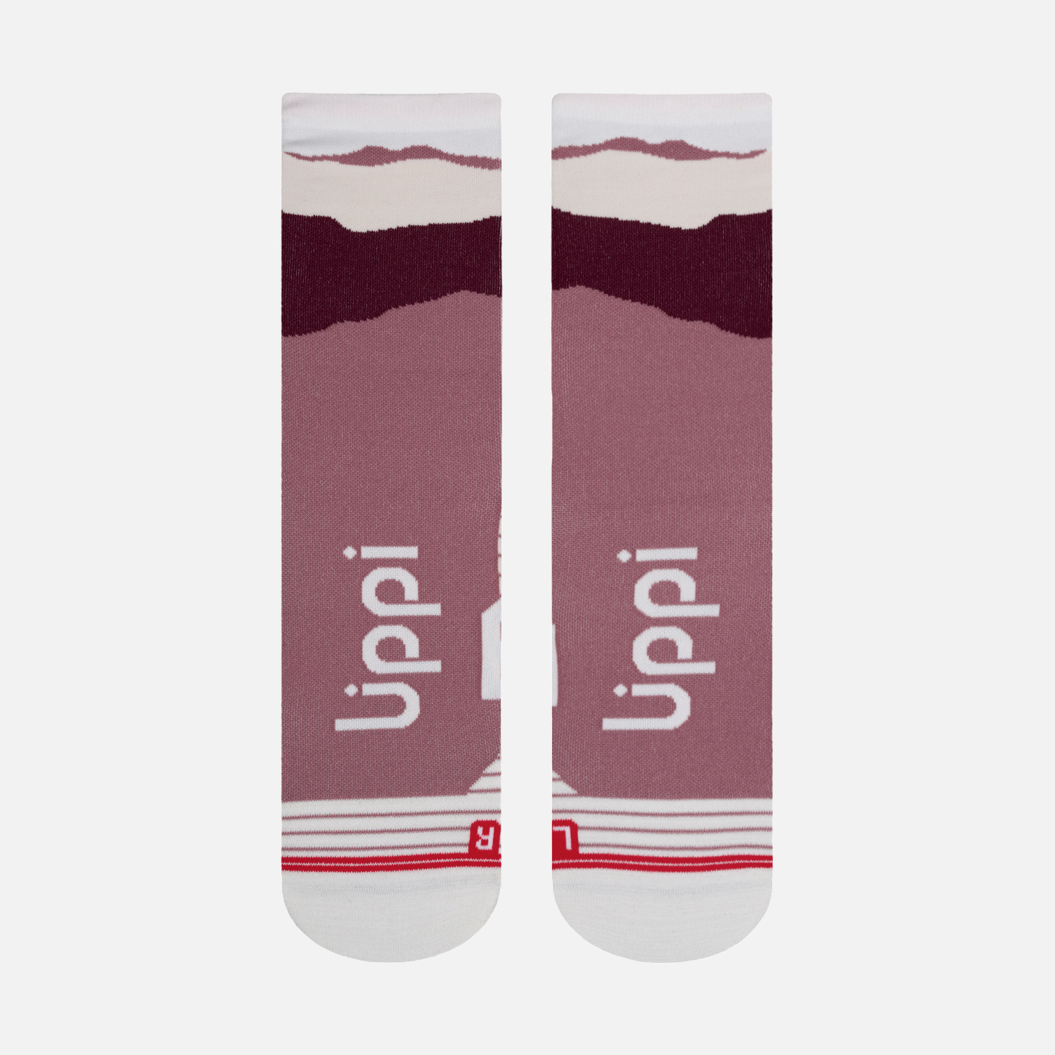 CALCETIN MUJER ANDES RUN SOCKS MID ROSA OSCURO LIPPI I26 - 2